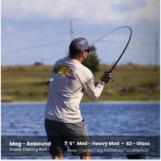 Mag-Rebound - 7'5" Med-Heavy Deep Cranking Chatterbait Rod