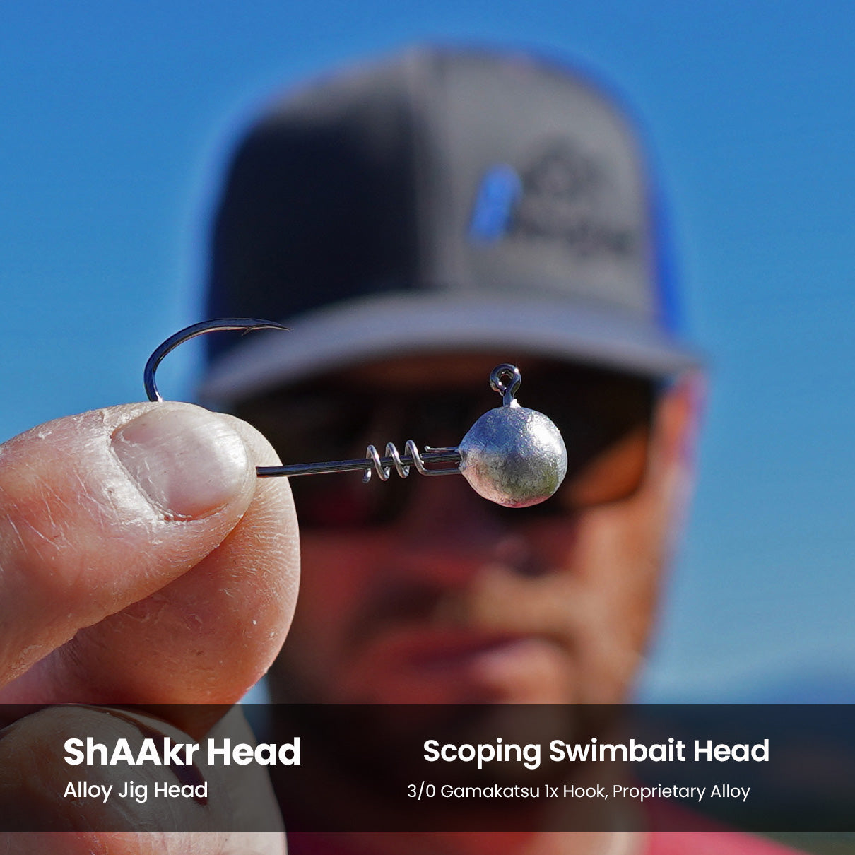 ShAAkr Heads - Alloy Gamakatsu Scoping Swimbait Heads
