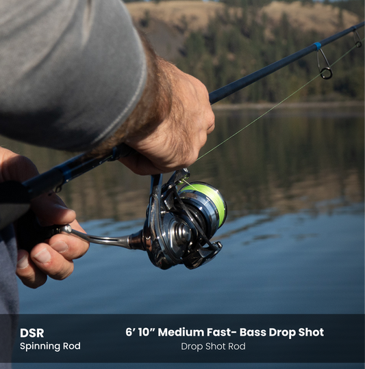 DSR - 6'10" Medium Fast - Bass Fishing Drop Shot Rod