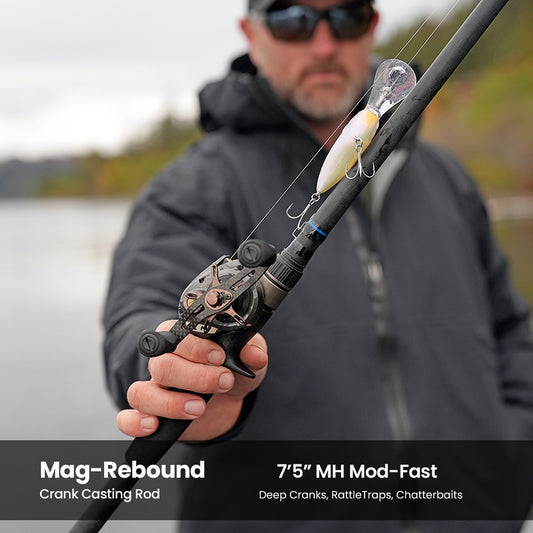 Mag-Rebound - 7'5" Med-Heavy Deep Cranking Chatterbait Rod