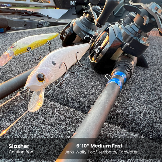 Slasher - 6'10" Medium Fast - Jerkbait Topwater Rod
