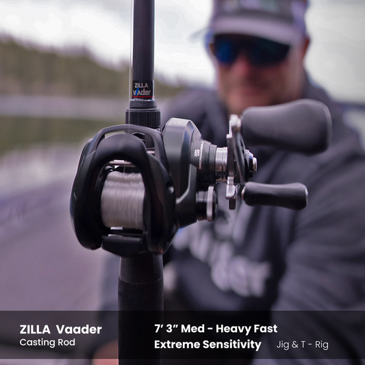 ZillaVAADER - 7'3"MH Ultimate Jig and T-Rig Rod