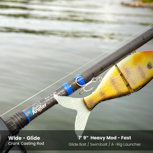 Wide Glide - 7'9" HF - Glidebait, Swimbait, A-Rig Bass Rod